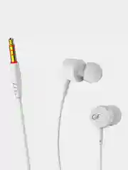 Белый наушники проводные с микрофоном GFPower M05