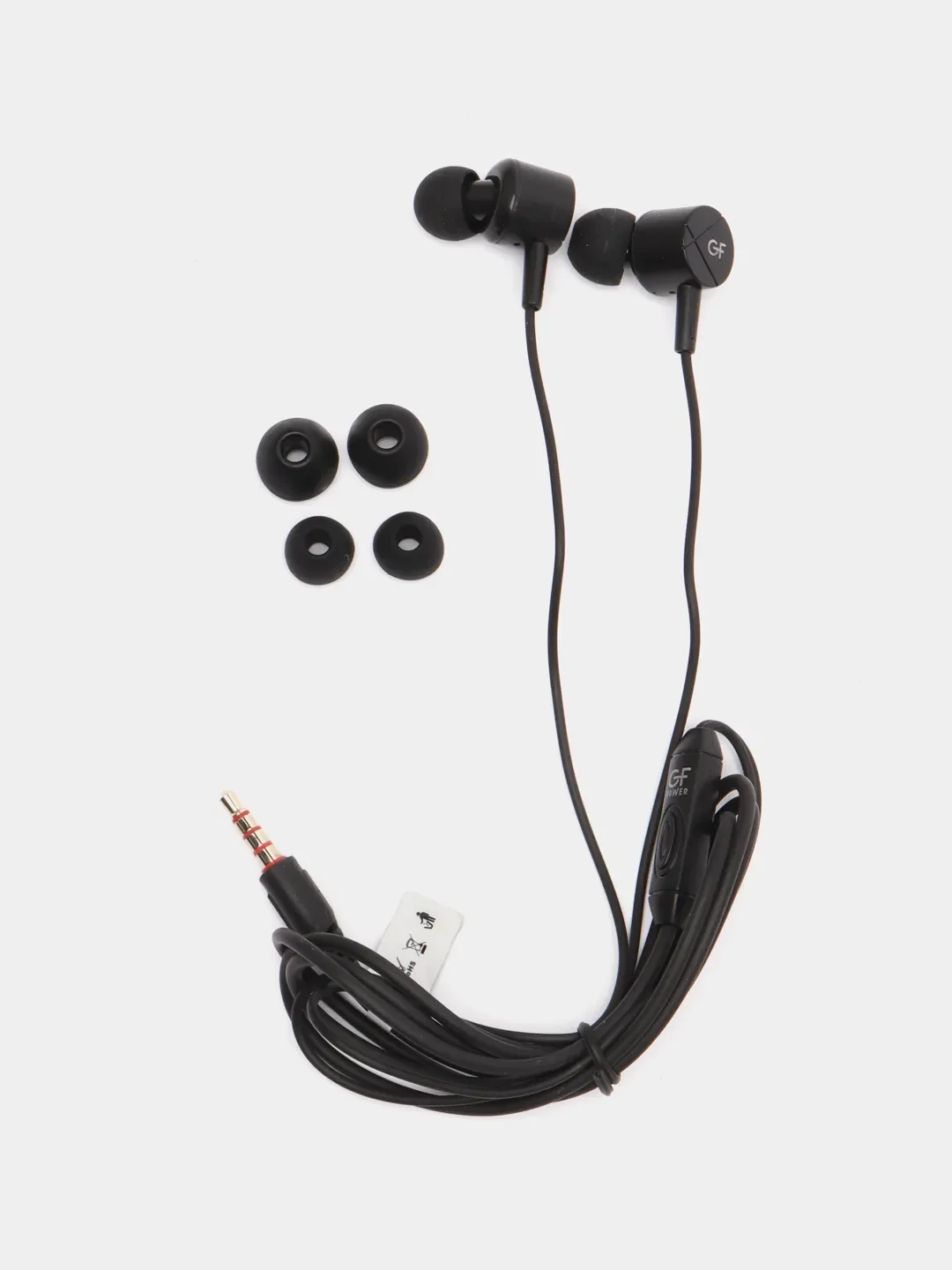 Черный наушники проводные с микрофоном GFPower M05