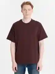 Шоколадный футболка Oversize