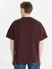 Шоколадный футболка Oversize