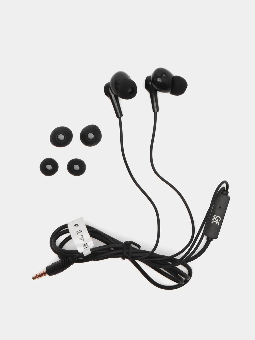 Черный наушники проводные с микрофоном GFPower M08