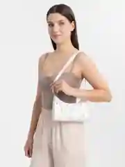 Белый сумка багет