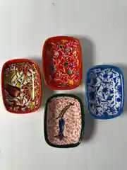 Пиала расписная, набор из 4 штук, прямоугольные,