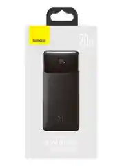 Белый внешний аккумулятор Baseus Bipow Digital Display 20W, 30000mAh, PD / QC Powerbank, PPBD30K