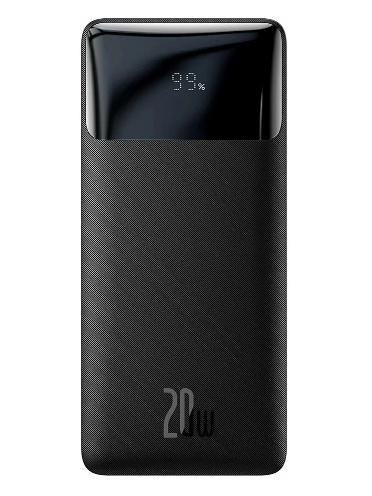 Черный внешний аккумулятор Baseus Bipow Digital Display 20W, 30000mAh, PD / QC Powerbank, PPBD30K