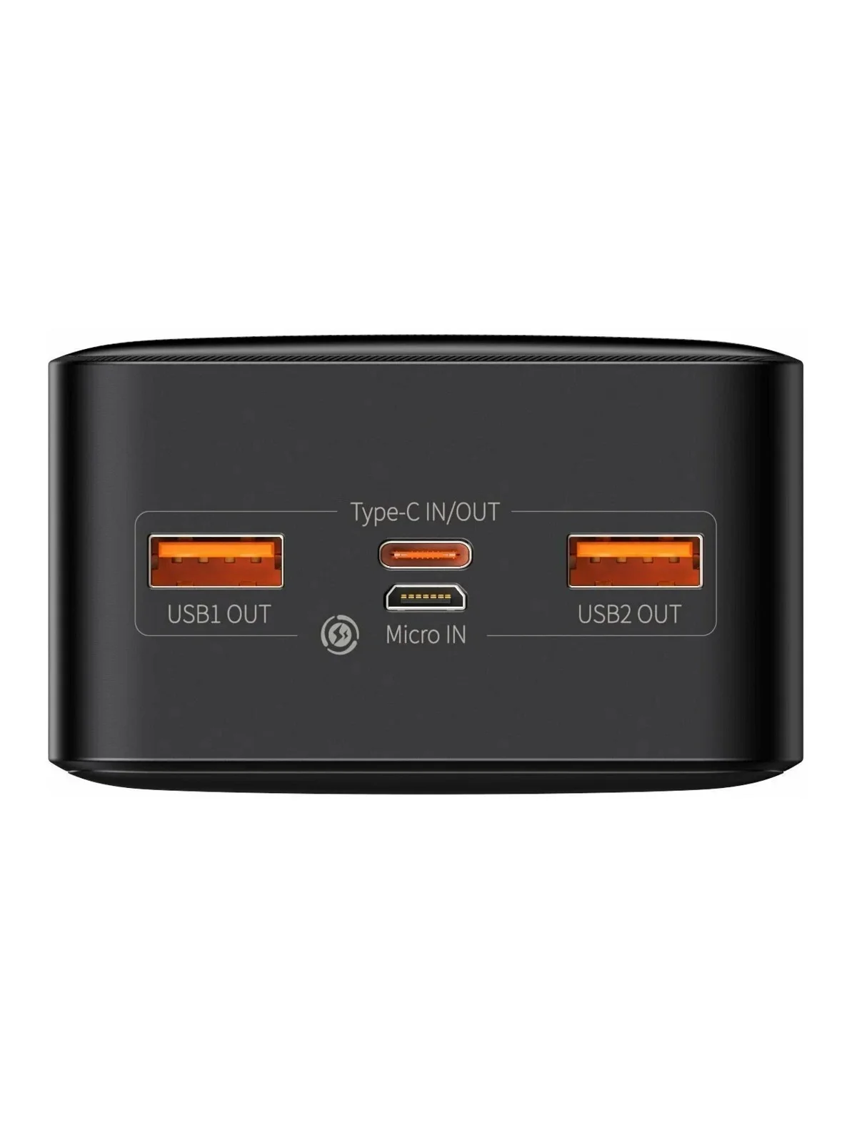 Белый внешний аккумулятор Baseus Bipow Digital Display 20W, 30000mAh, PD / QC Powerbank, PPBD30K