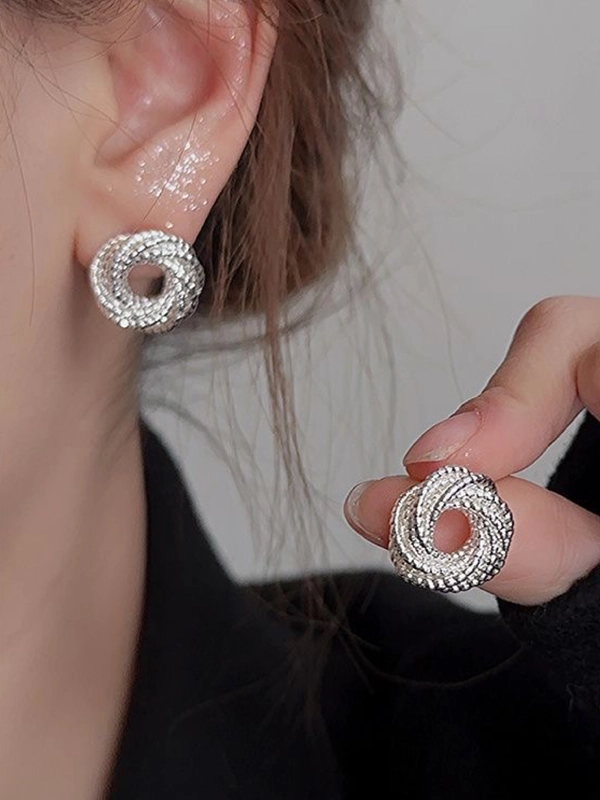 Серьги капли женские, крупные гвоздики, под серебро и золото, бижутерия