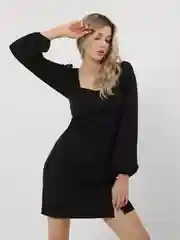 Черный платье классическое