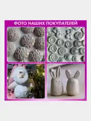Паста (масса) для скульптурной лепки Остров Сокровищ, 200 г, серая