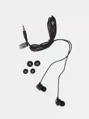 Черный наушники проводные с микрофоном GFPower M09, гарнитура