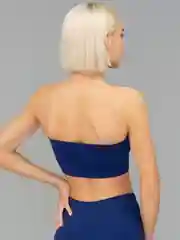 Синий топ Giulia Bandeau