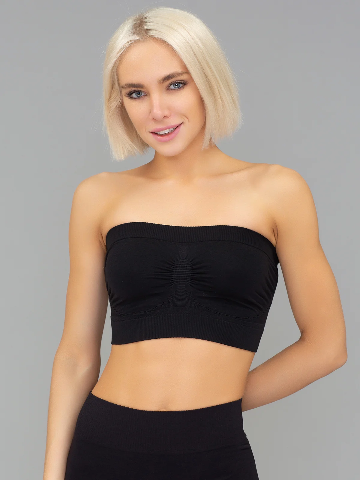 Черный топ Giulia Bandeau