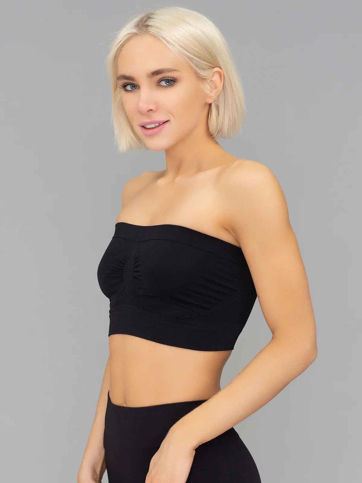 Черный топ Giulia Bandeau