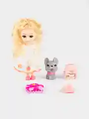 Белый кукла шарнирная с аксессуарами / 3D глаза / Шарнирная кукла 16 см / Кукольный набор