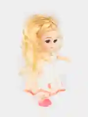 Белый кукла шарнирная с аксессуарами / 3D глаза / Шарнирная кукла 16 см / Кукольный набор