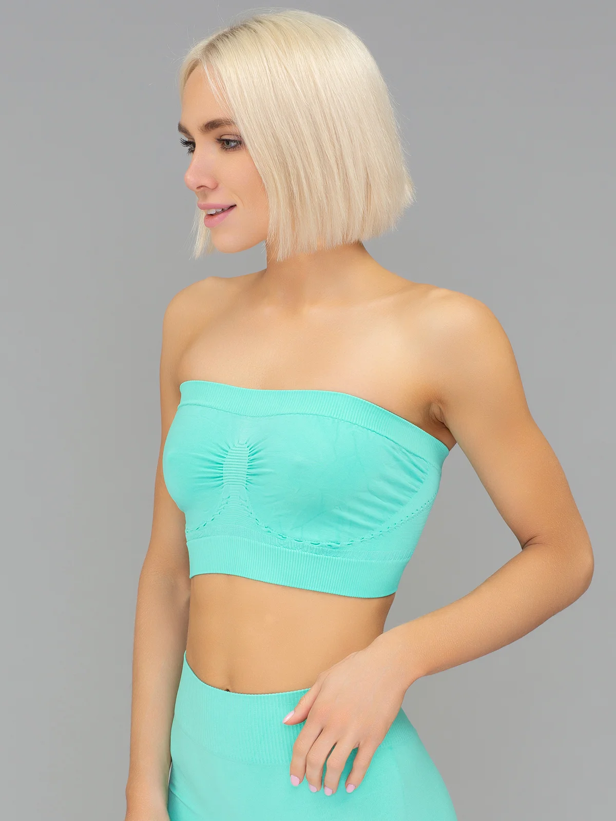 Бирюзовый топ Giulia Bandeau