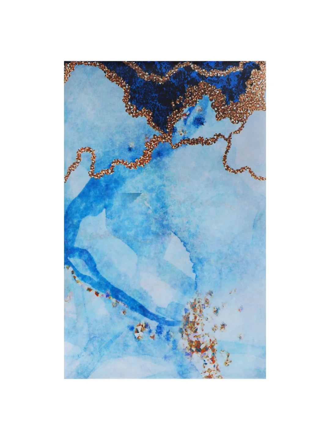 Шторка для ванной, полиэстер, 180x200 см, 12 колец метал/бусины, 3 цвет мрамор