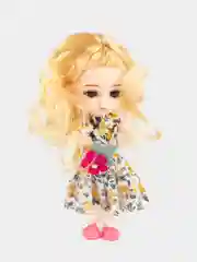 Разноцветный кукла шарнирная с аксессуарами / 3D глаза / Шарнирная кукла 16 см / Кукольный набор