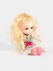 Разноцветный кукла шарнирная с аксессуарами / 3D глаза / Шарнирная кукла 16 см / Кукольный набор
