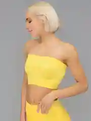 Желтый топ Giulia Bandeau