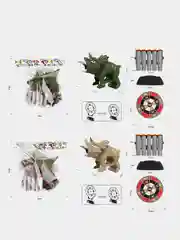 Зелёный хаки игрушечный пистолет, с мягкими пулями, в виде динозавра