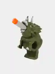 Зелёный хаки игрушечный пистолет, с мягкими пулями, в виде динозавра