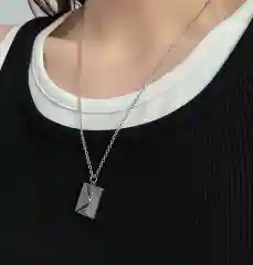 Подвеска цепочка "I love you" в конверте/ цепочка конвертик/кулон