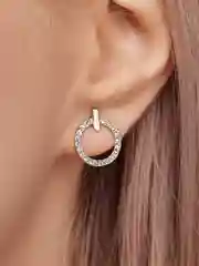 Лимонный серьги женские