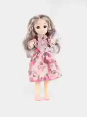 Серый кукла / Шарнирная кукла 30см / 3D глаза / Кукла на подарок / Кукла шарнирная