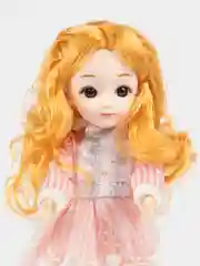 Желтый кукла / Шарнирная кукла 30см / 3D глаза / Кукла на подарок / Кукла шарнирная