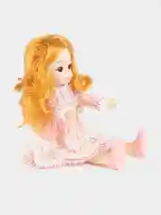 Желтый кукла / Шарнирная кукла 30см / 3D глаза / Кукла на подарок / Кукла шарнирная