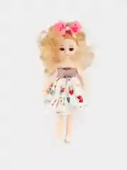 Белый кукла с аксессуарами / Шарнирная кукла 25 см / 3D глаза / Кукольный набор