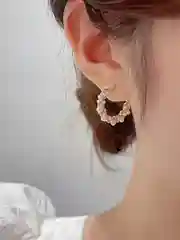 Серебряный серьги винтажные с жемчугом Old money, бижутерия, классические
