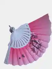 Веер складной, ручной с кольцом
