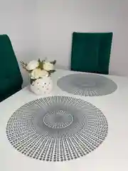 Серый салфетки для кухонного стола 2 шт
