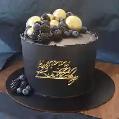 Топпер #Т76 "Happy Birthday" из акрила для украшения торта, боковой / торцевой