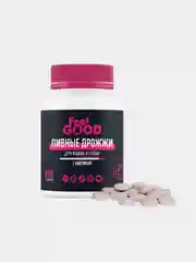 FeelGOOD Пивные дрожжи с биотином и чесноком для кошек и собак  (60 табл.)