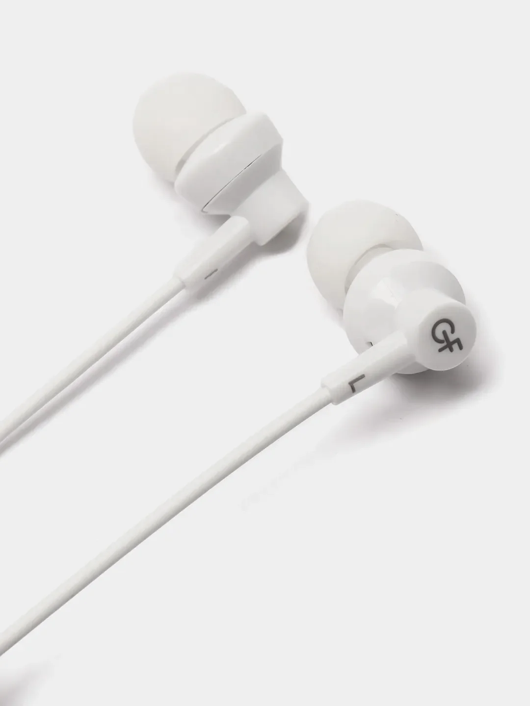 Белый наушники проводные с микрофоном GFPower M10