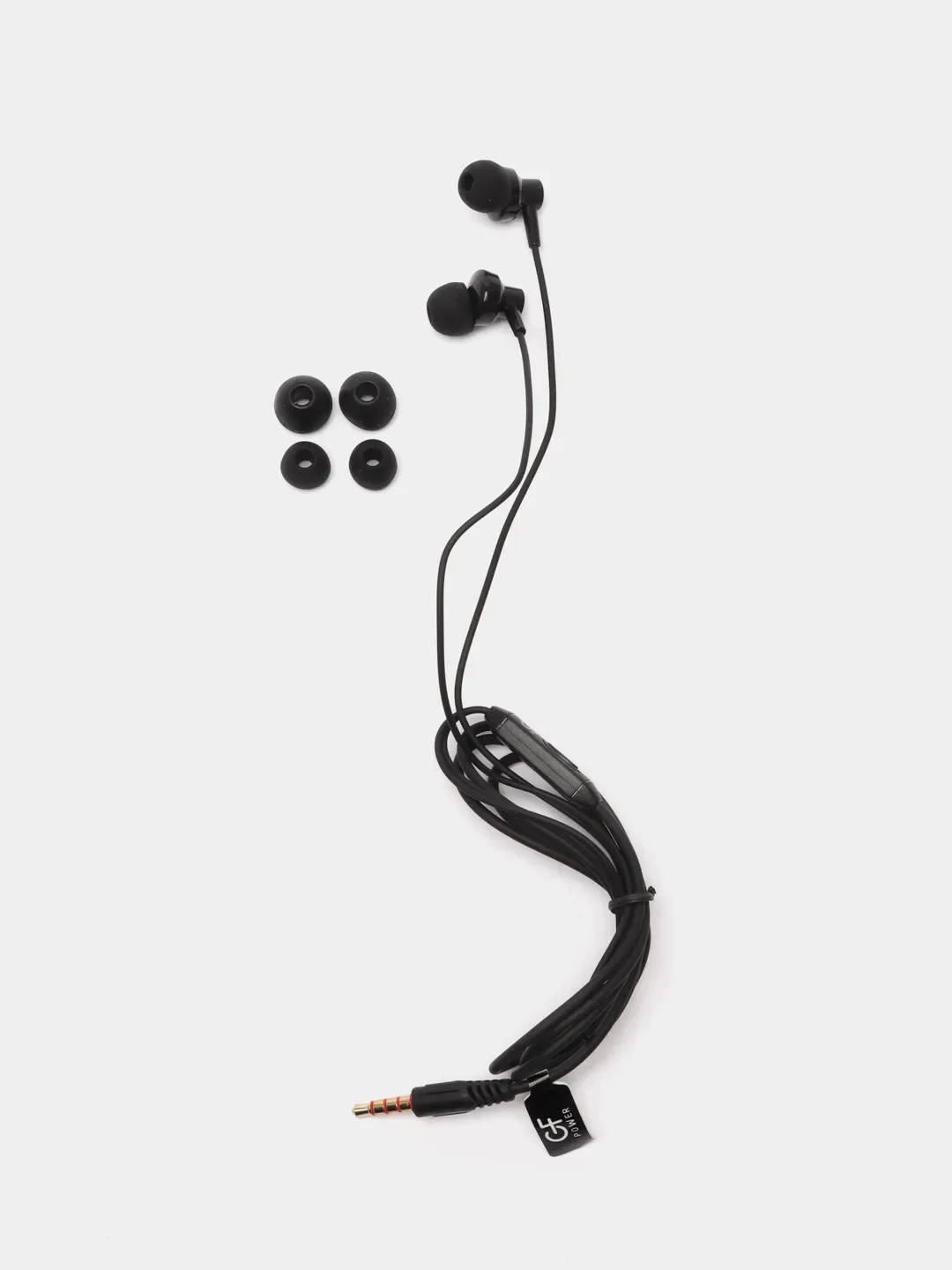 Черный наушники проводные с микрофоном GFPower M10