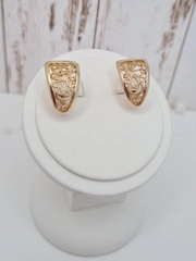 Серьги с ажурным узором, классические женские серьги