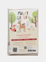 Наволочка комплект 2шт сатин Milky Garden "КОТИКИ (беж)" 40x60 см, 50x70 см, 70x70 см