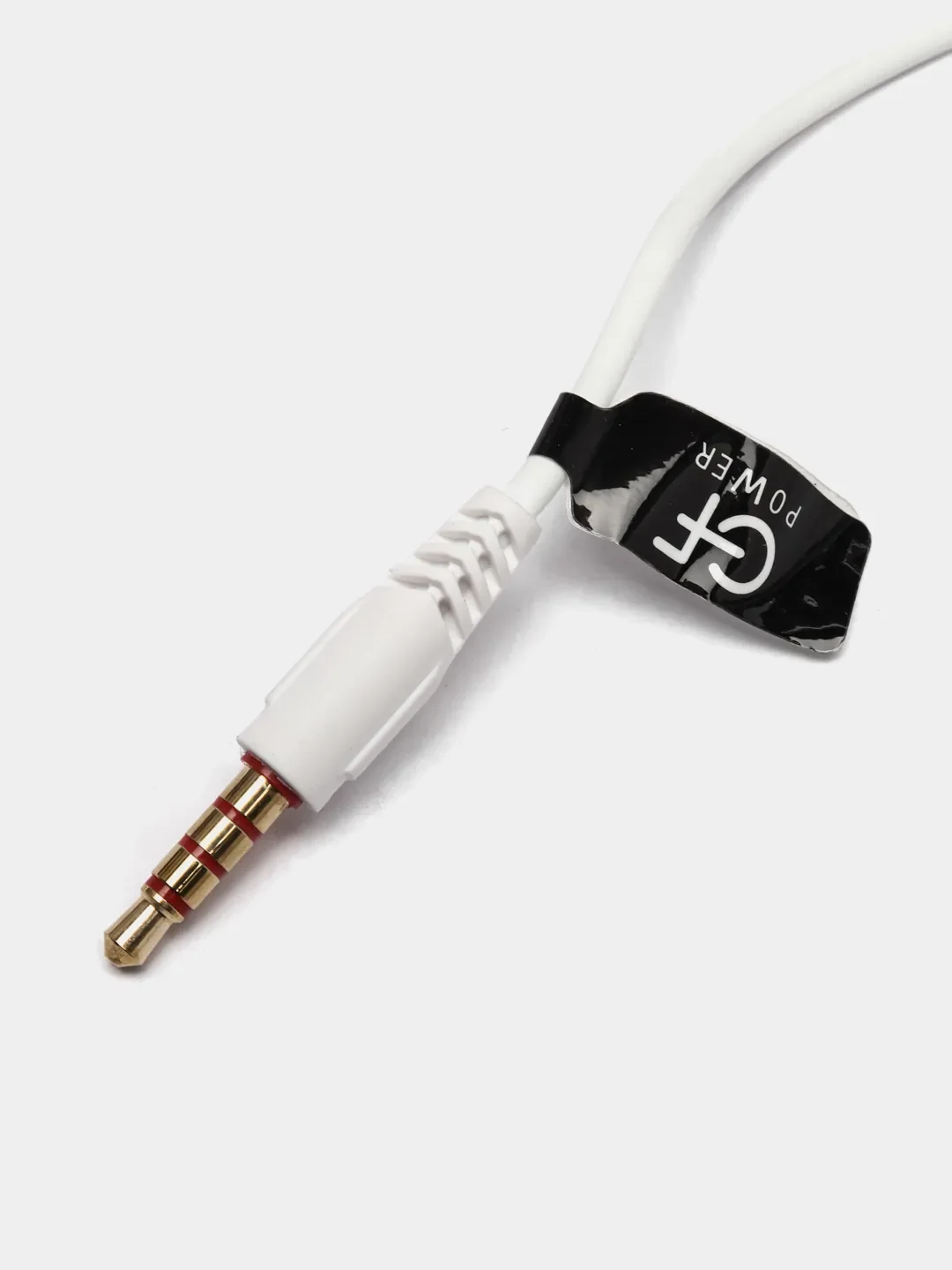 Белый наушники проводные с микрофоном GFPower A01