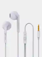 Белый наушники проводные с микрофоном GFPower A01