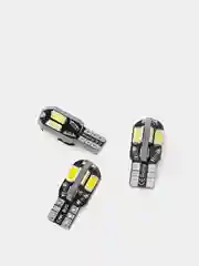 Белый лампа габаритов номера салона (габаритная) светодиодная T10 W5W 12 V, LED COB, без цоколя