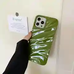 Кремовый apple iPhone 15, Айфон 15 чехол матовый с обьемный с принтом для iPhone 15