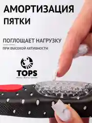 Черный стельки для обуви спортивные, анатомические с амортизирующей пяткой, дышащие