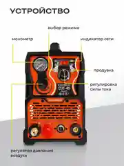 Плазморез инверторный резак по металлу ELECTROLITE CUT-40 Pilot 20-40 А