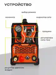 Плазморез инверторный резак по металлу ELECTROLITE CUT-60 Pilot 20-60 А