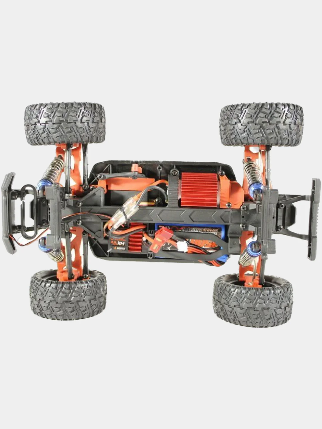 Красный радиоуправляемая машина (монстр) Remo Hobby SMAX UPGRADE V2.0 (красный) 4WD 1/16 RTR
