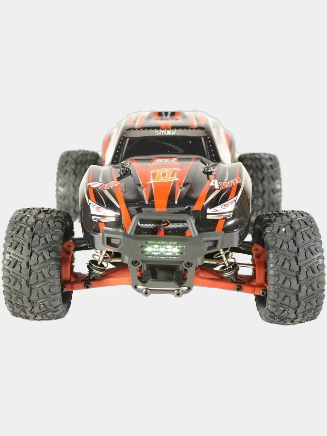 Красный радиоуправляемая машина (монстр) Remo Hobby SMAX UPGRADE V2.0 (красный) 4WD 1/16 RTR
